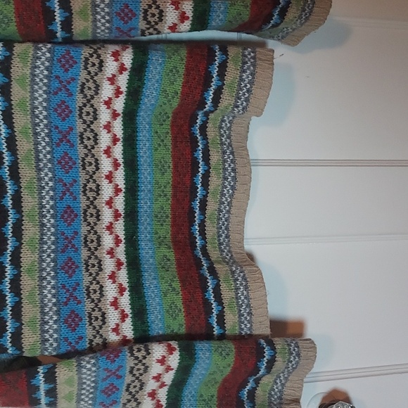 United Colors Of Benetton Fair Isle Wool Alpaca Sweater - Picture 9 of 11